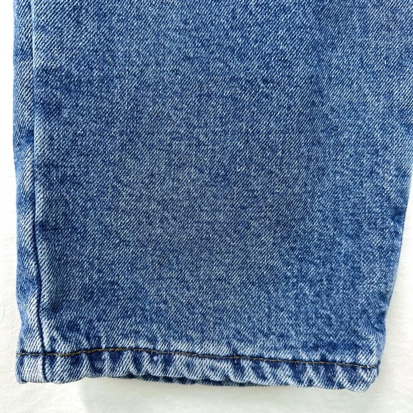 L.L. BEAN Vintage Blue Denim Flannel Lined Straight Leg Jeans Women's Plus 16 R - Picture 5 of 9